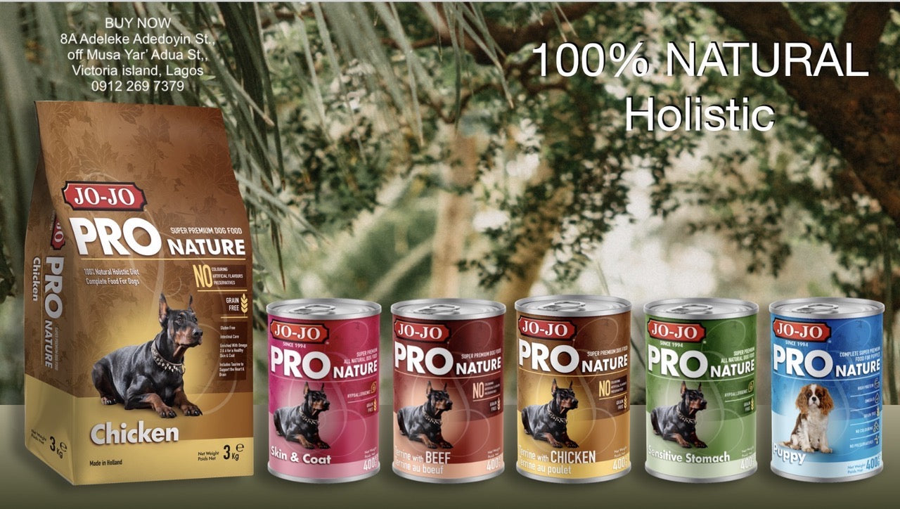 JOJO PRO Nature Chicken Dry dog food tub 1kg