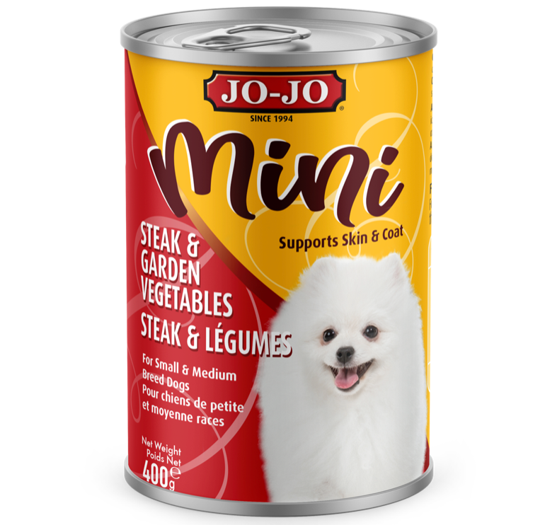 JOJO MINI Steak & Garden Veg 24x 400g