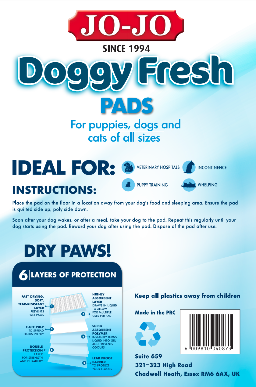 JOJO Doggy Fresh Pads