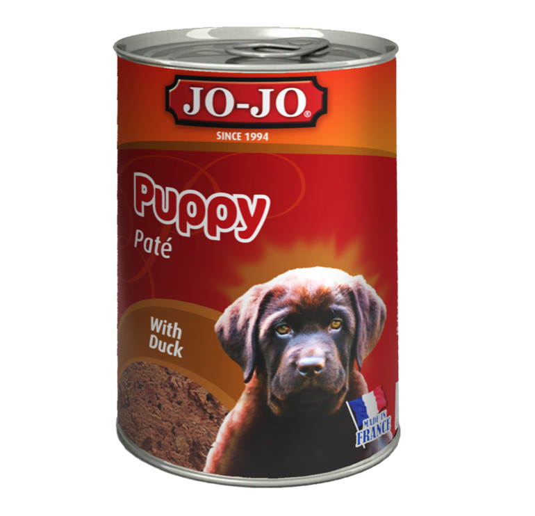 JOJO Premium Puppy Pate Duck 24 x 400g